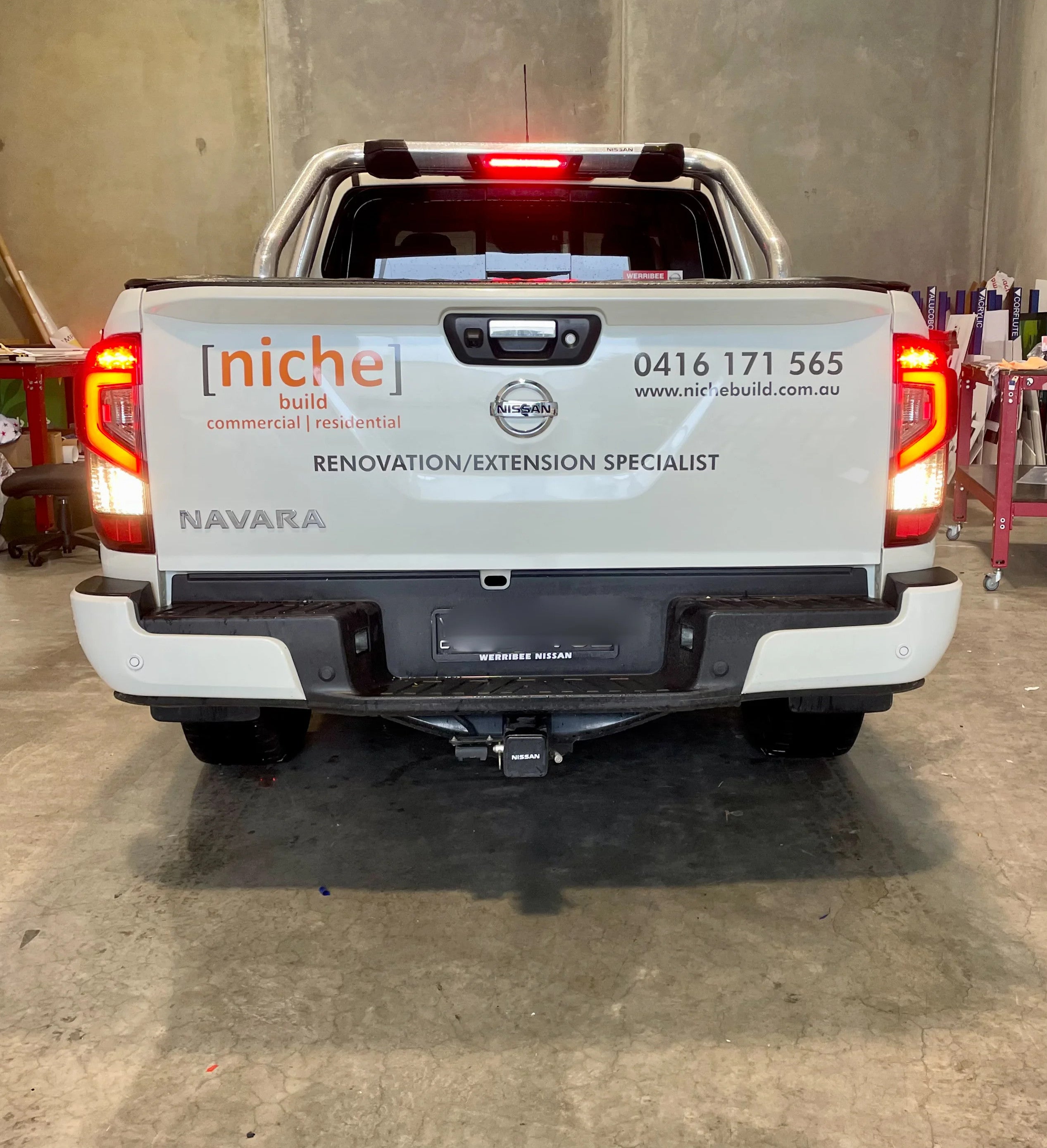 Vehicle Lettering - Niche Build.