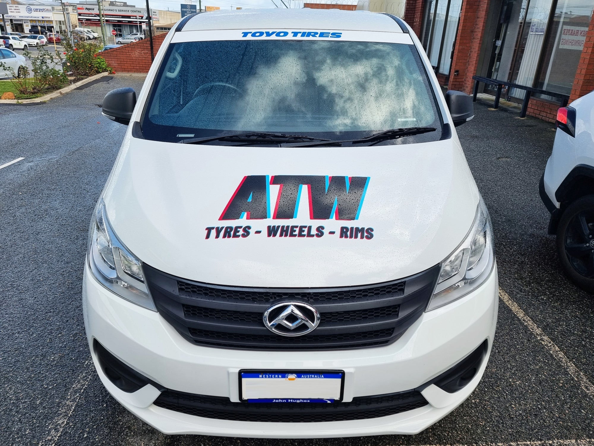 Associated Tyre And Wheel Van Wrao