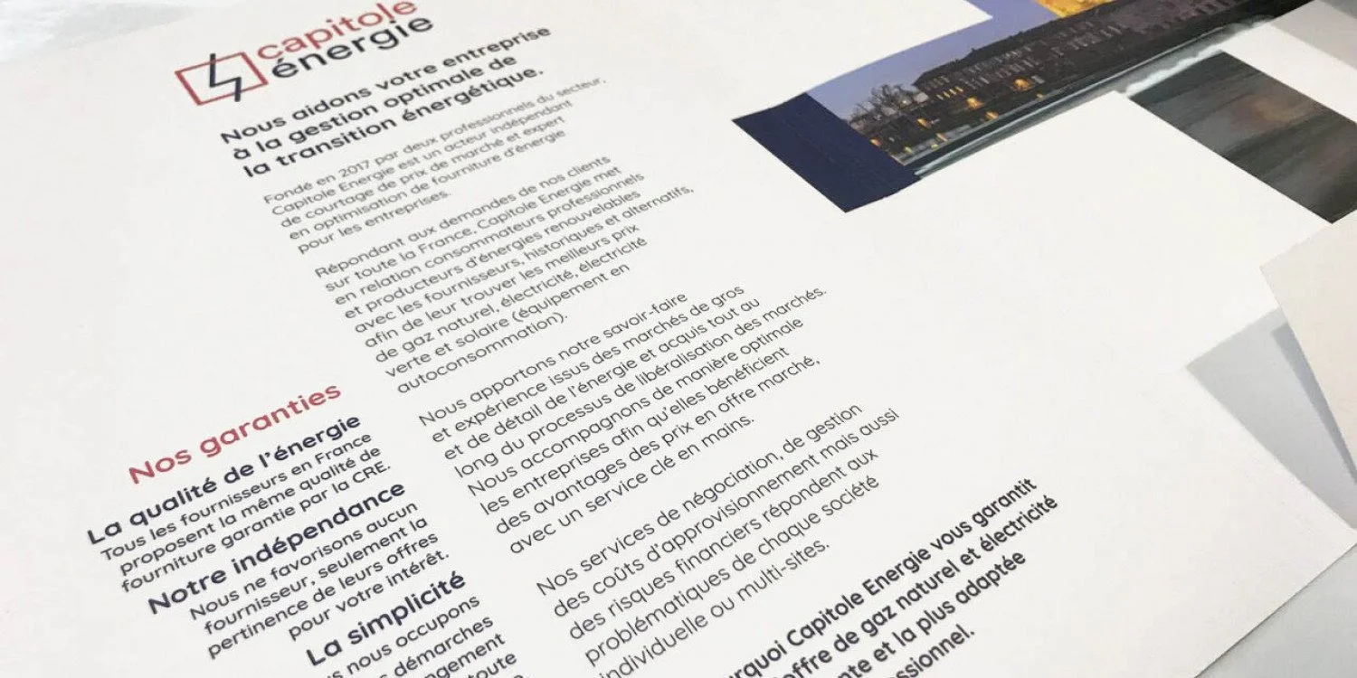 Brochure et dépliant