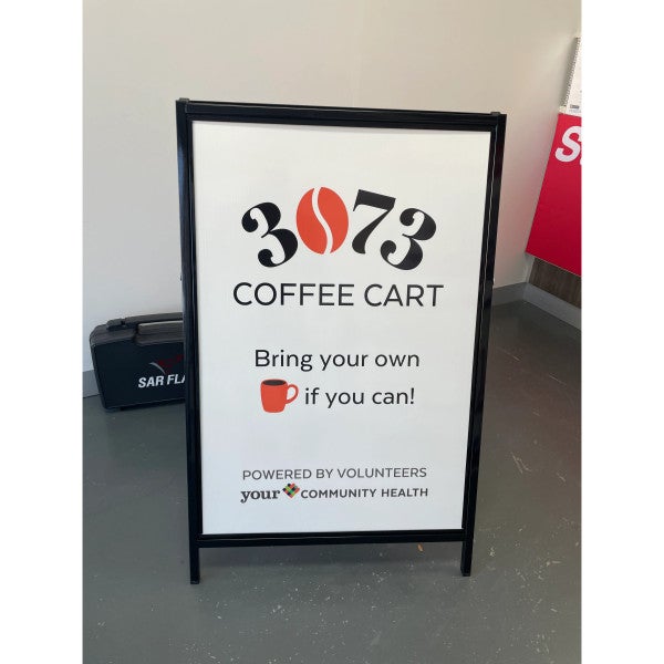 A-Frame Signs - Your Community Health - Preston.