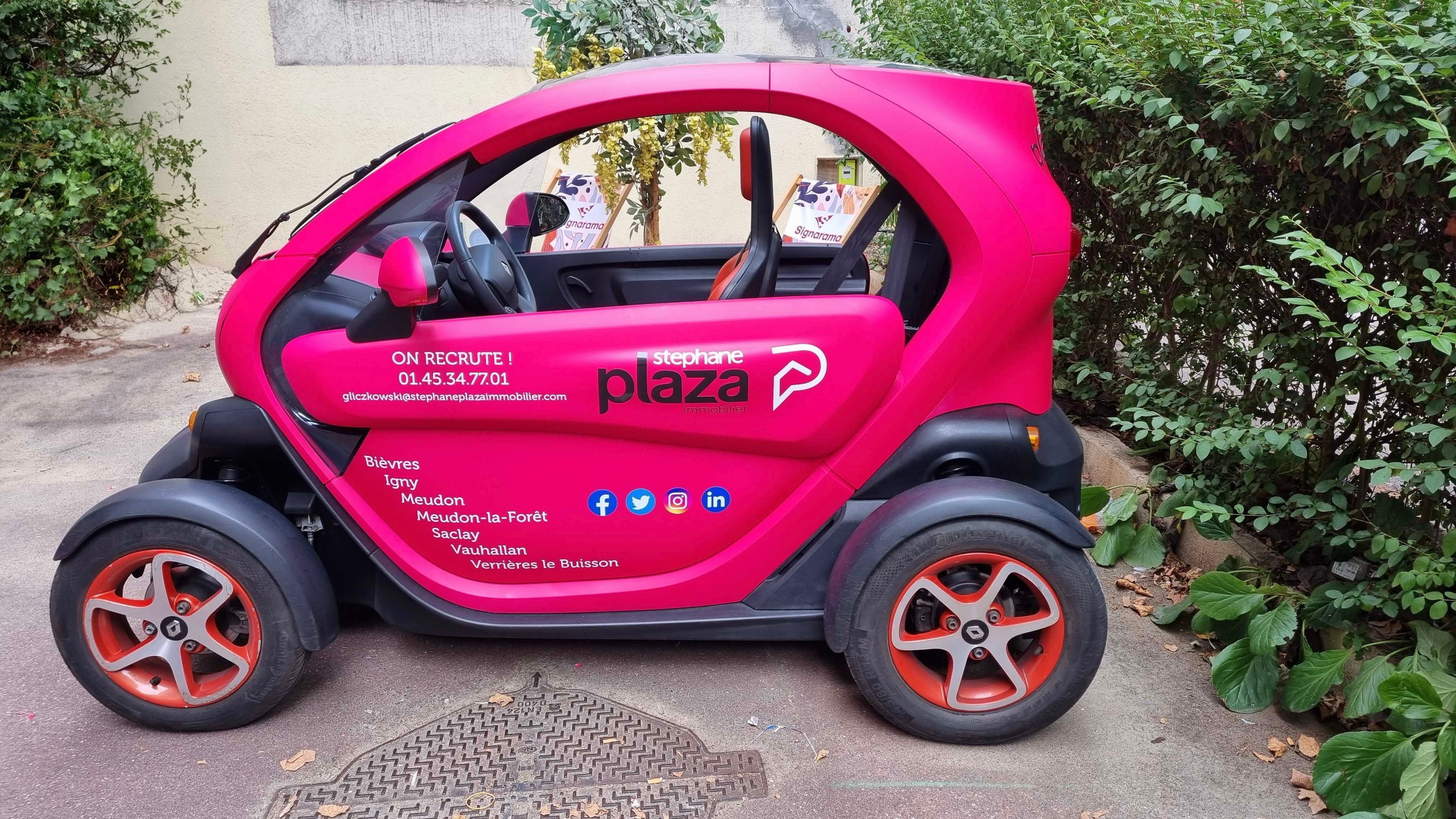 Covering Véhicule pour Stéphane Plaza Immobilier