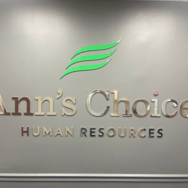 Dimensional Lettering Ann's Choice