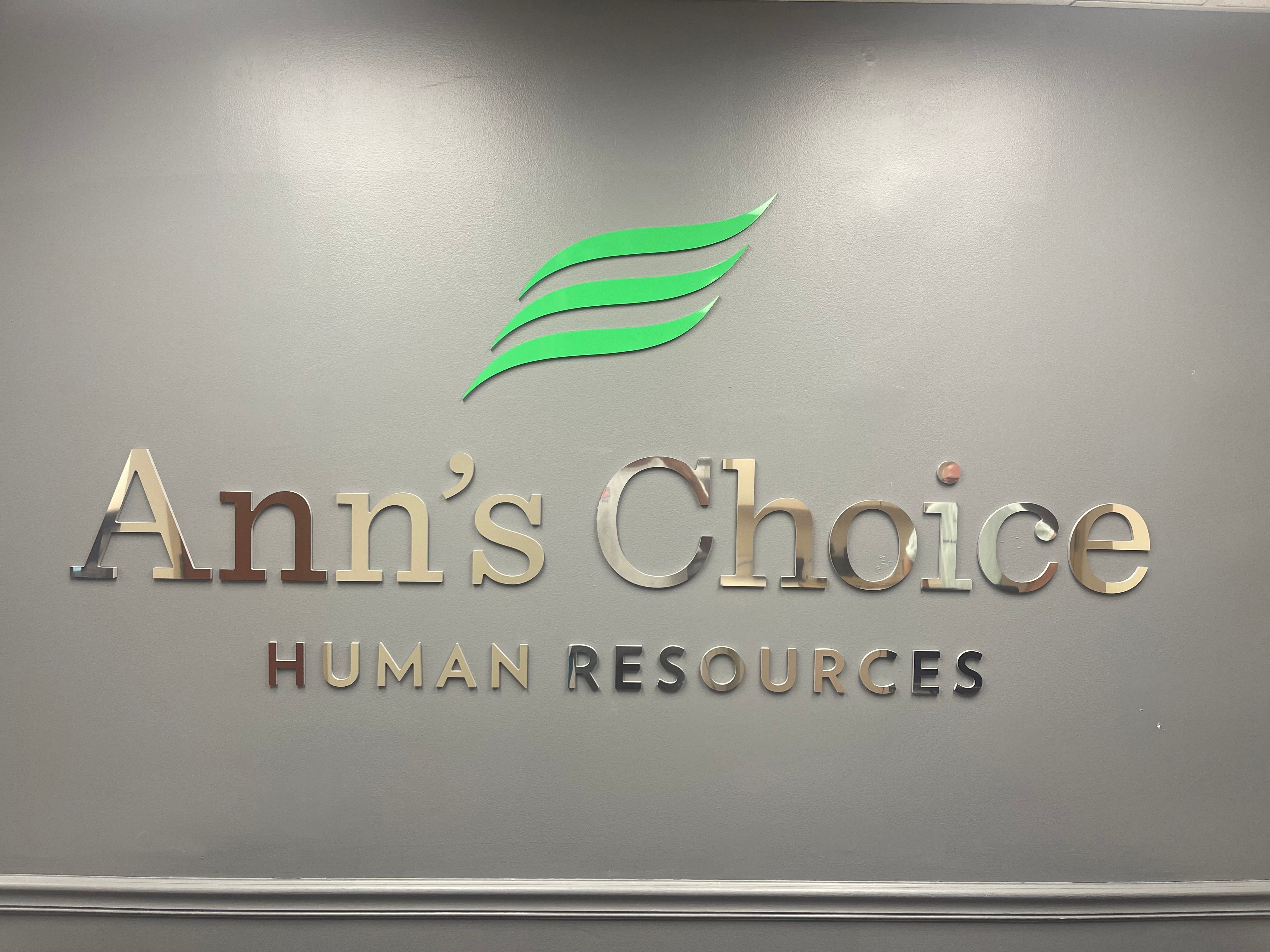 Dimensional Lettering Ann's Choice