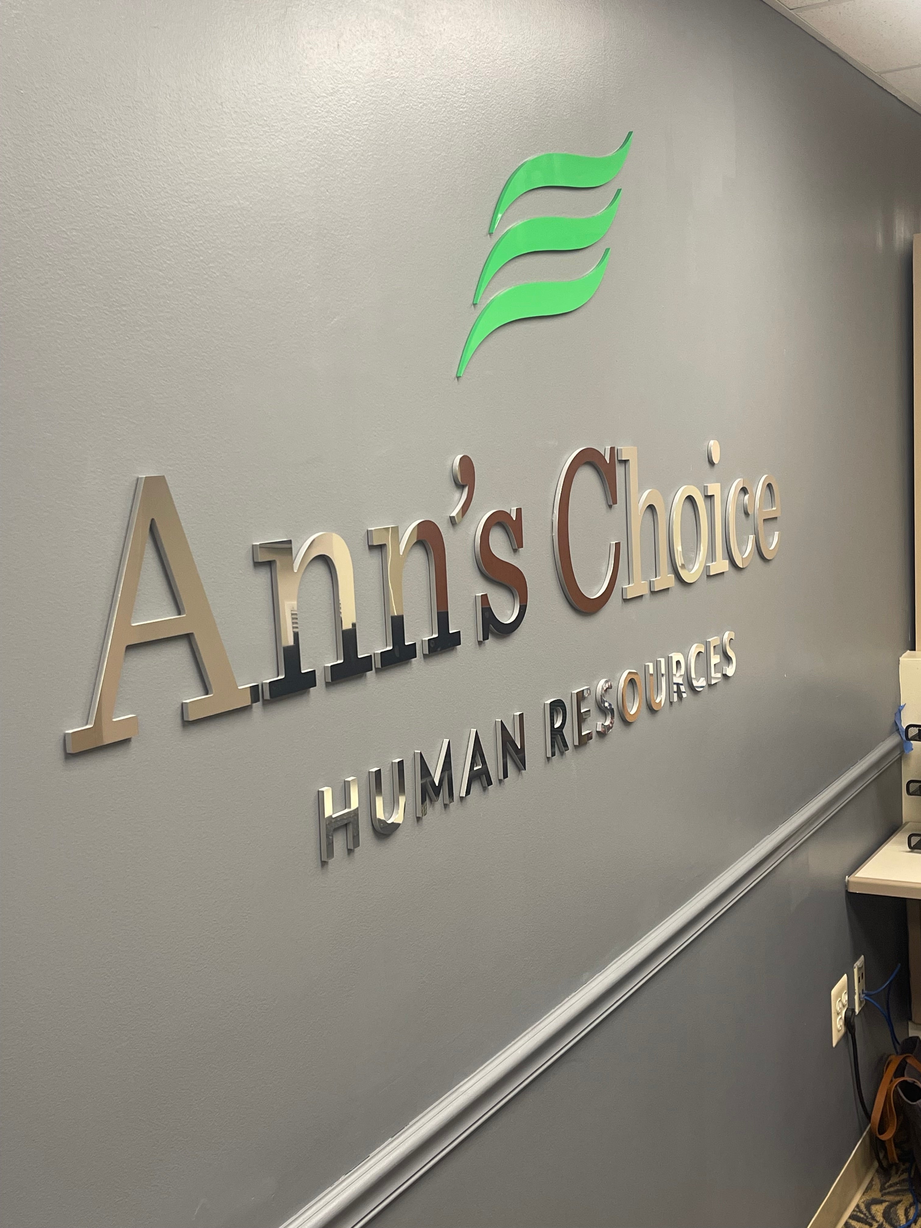 Dimensional Lettering Ann's Choice
