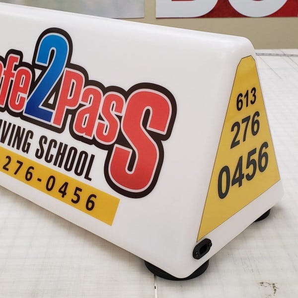 magGrip 12x24 with LED car topper