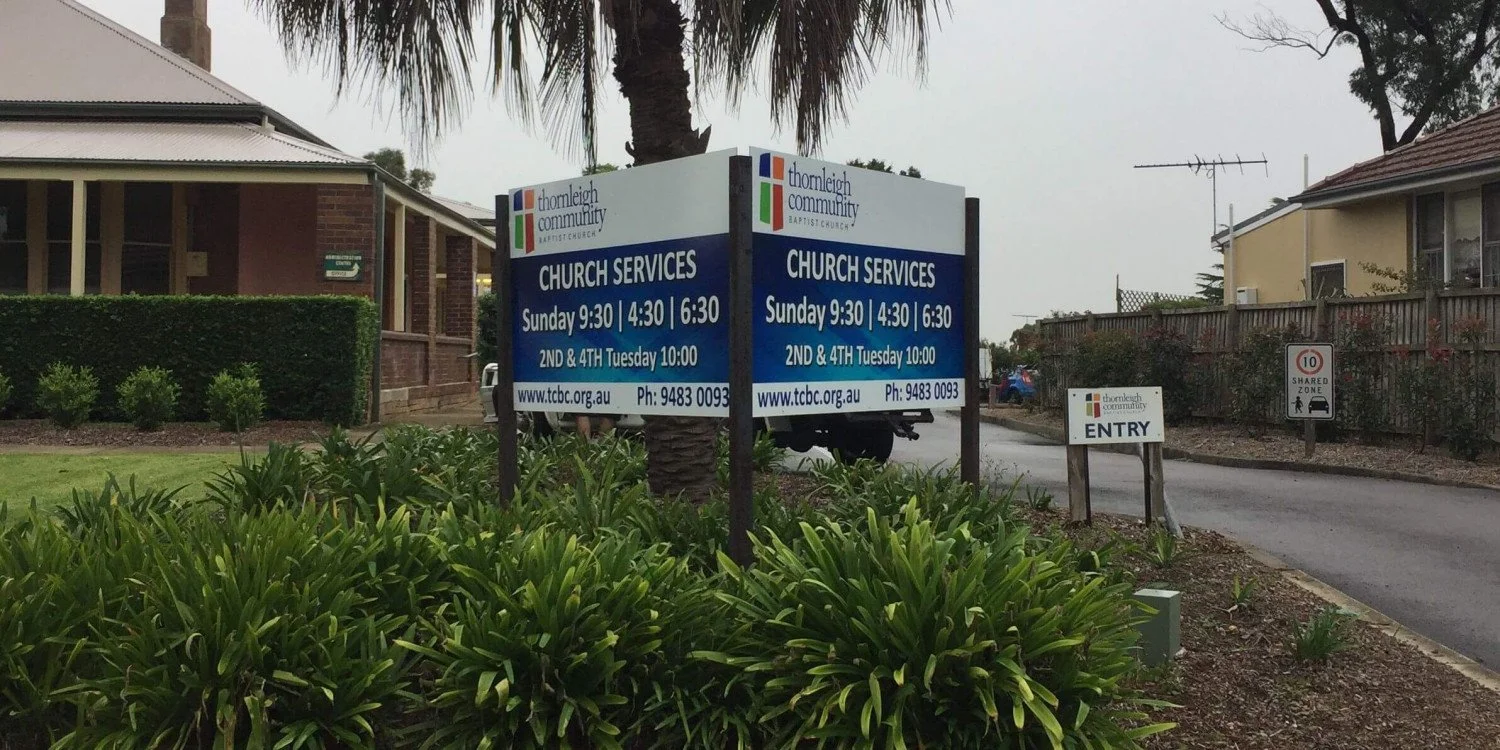Metal Panel and Post Signs