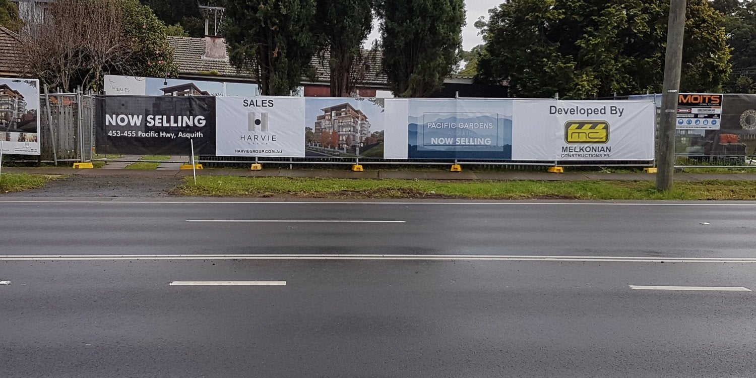 Fence Mesh Signs