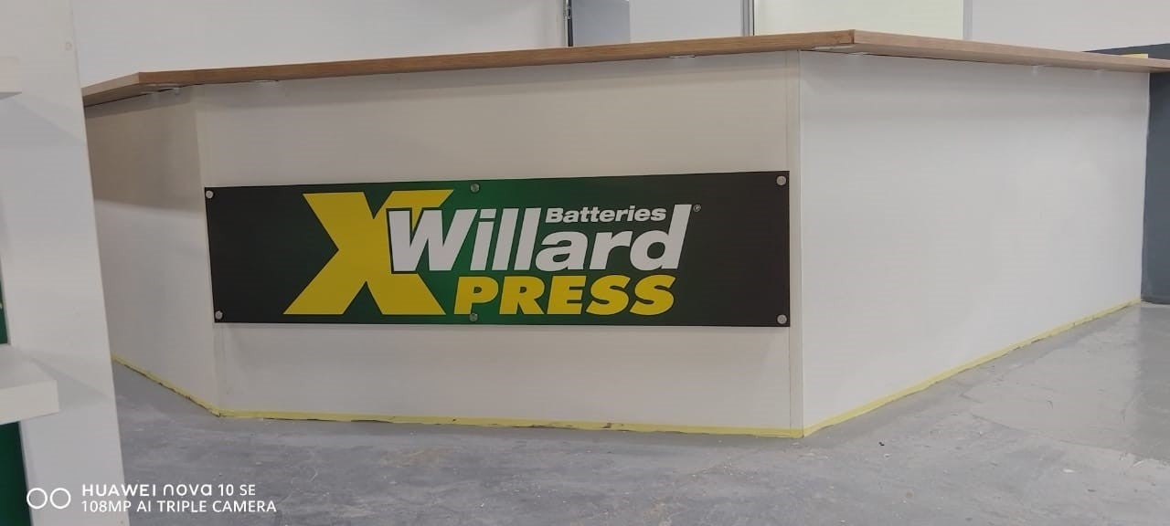 New signage work done for Willard Press