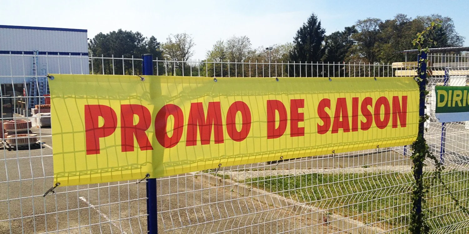 Bâche tendue grand format