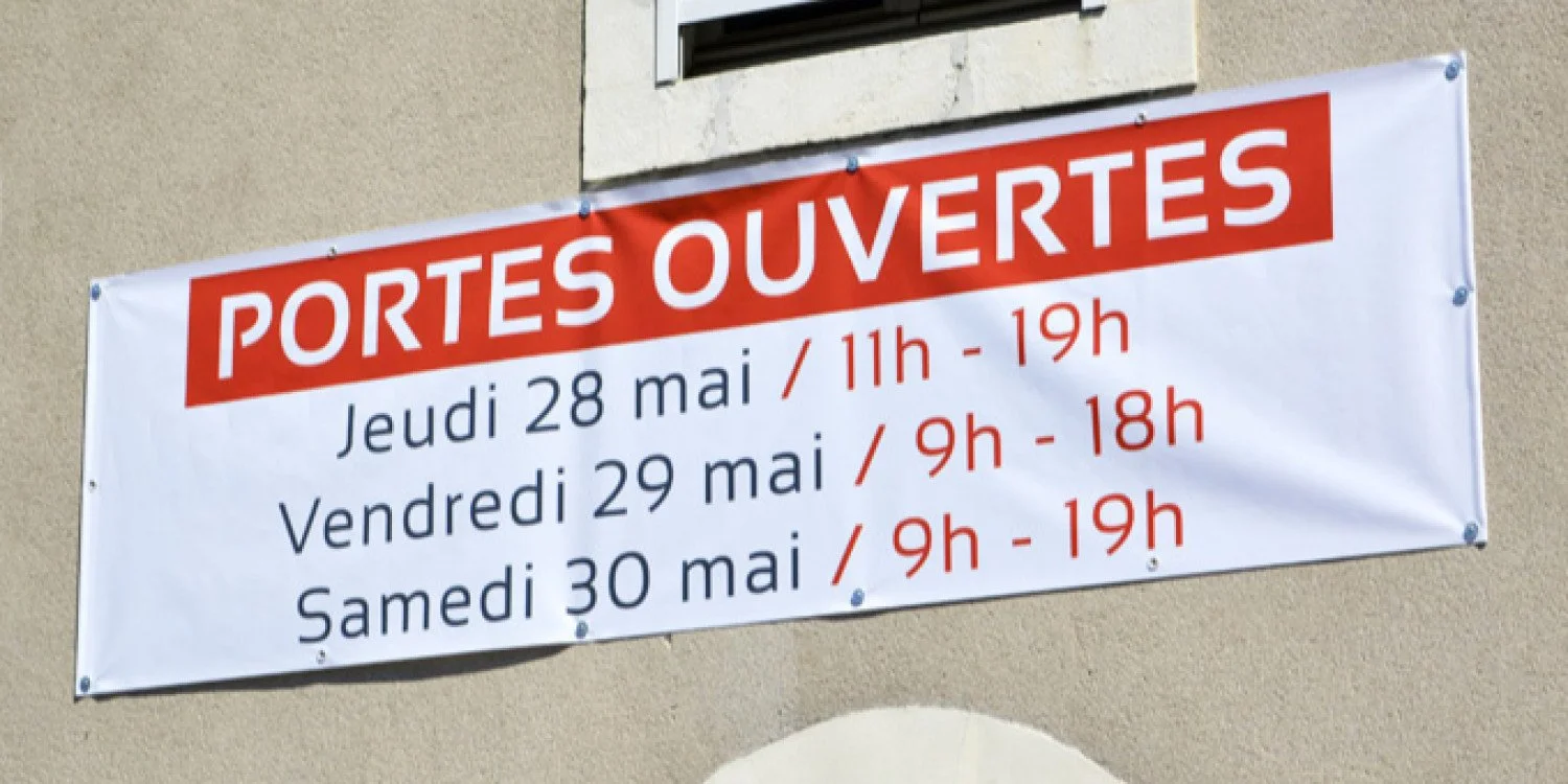 Bâche tendue grand format