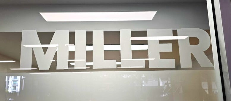 Frosted Letters and Acrylic Panels