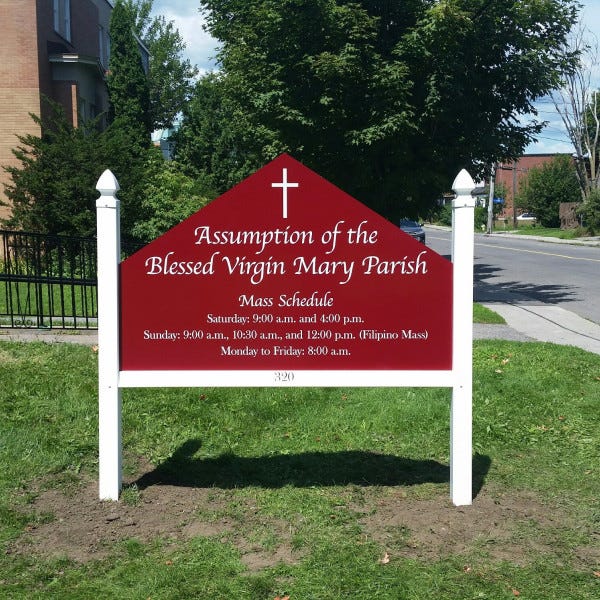 alupanel-2sided post panel sign vinyl frame