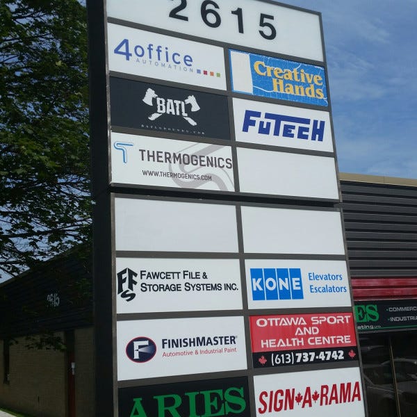pylon sign