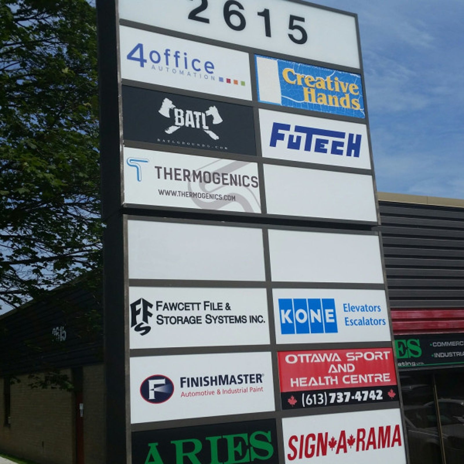 pylon sign
