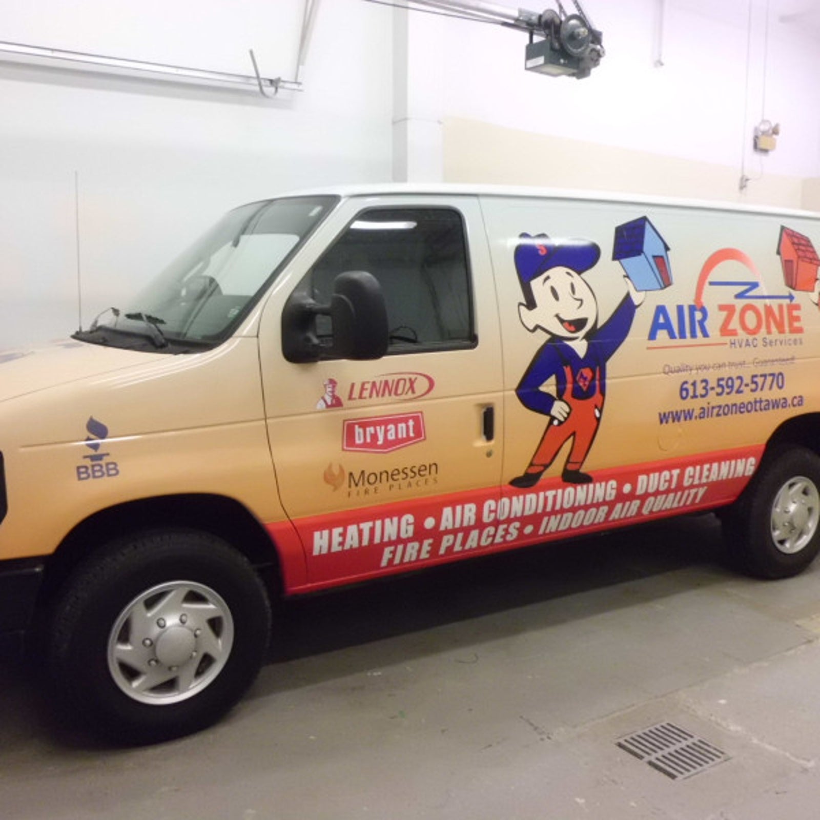 airzone full wrap van