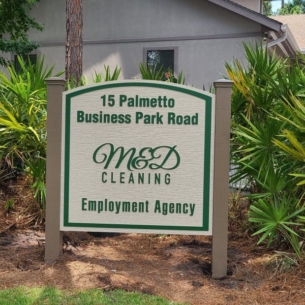 Routed Monument Sign