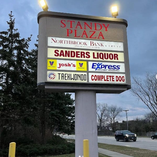 Shopping Center Signage