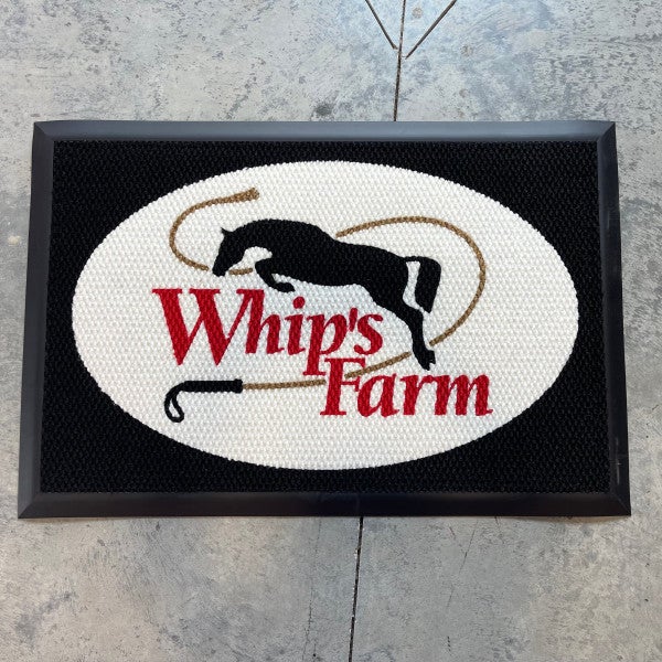Whip's Farm Logo Floor Mat