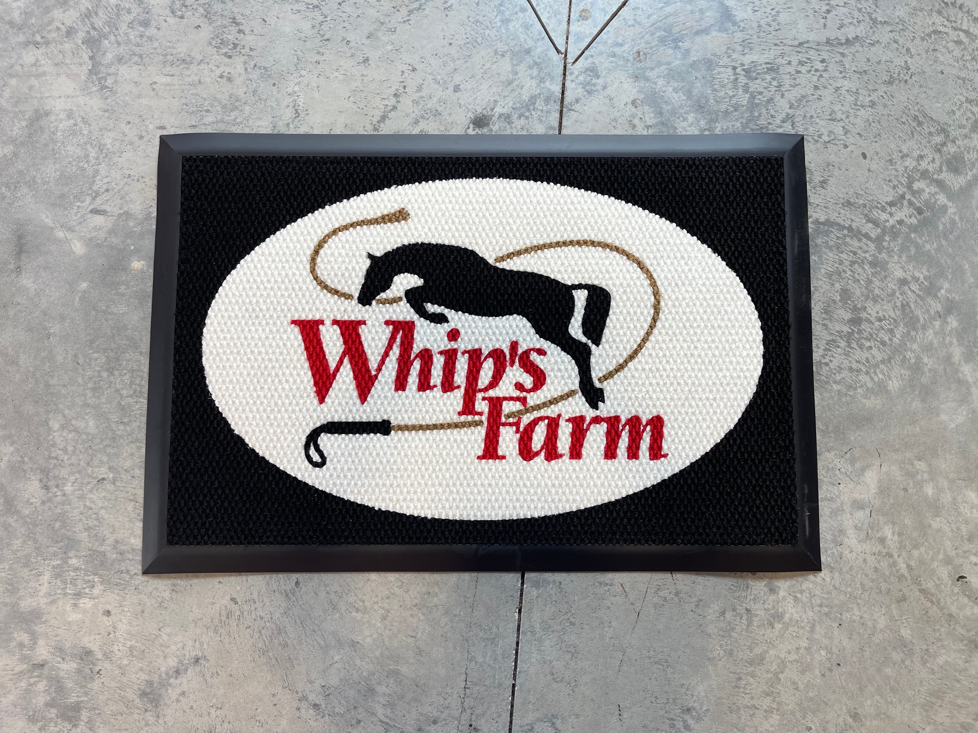 Whip's Farm Logo Floor Mat
