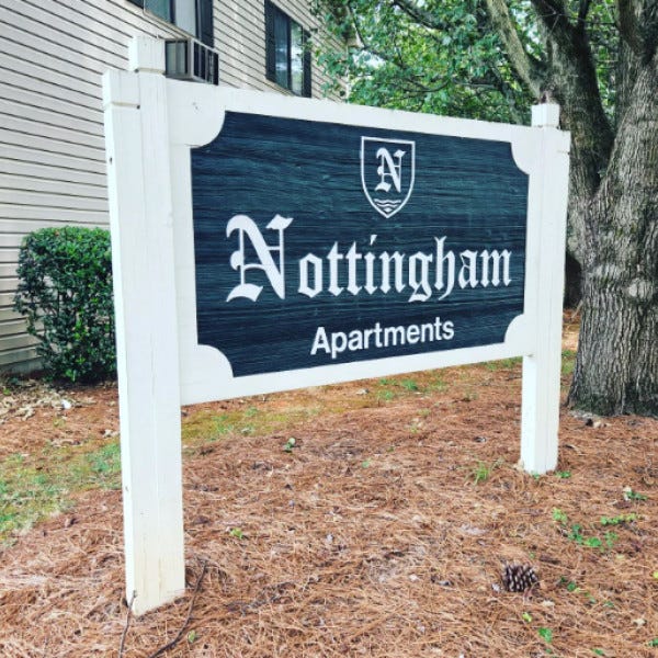 Main Signage for Apartment Complex