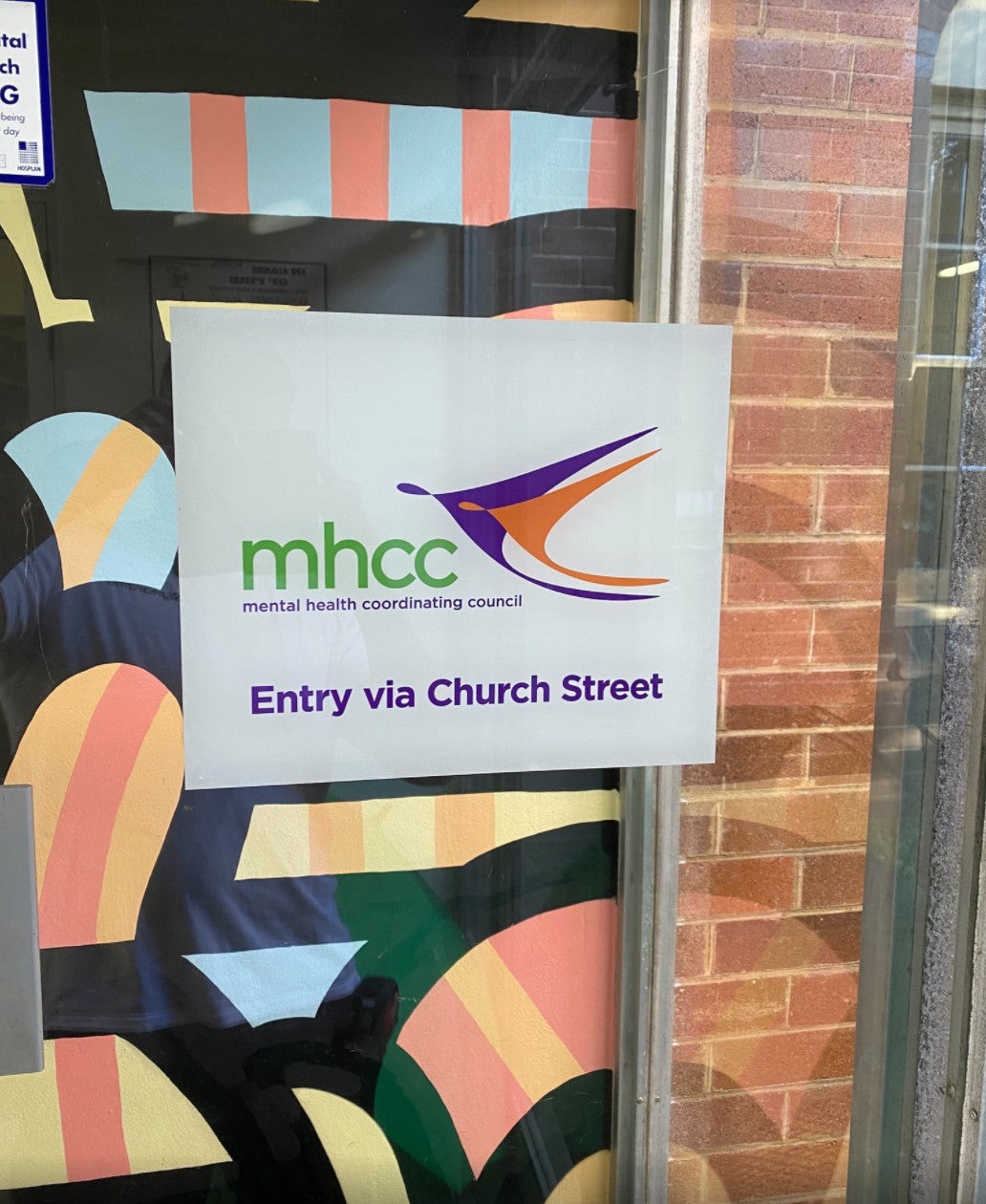 MHCC Vinyl onto Acrylic Panels, and Vinyl onto glass