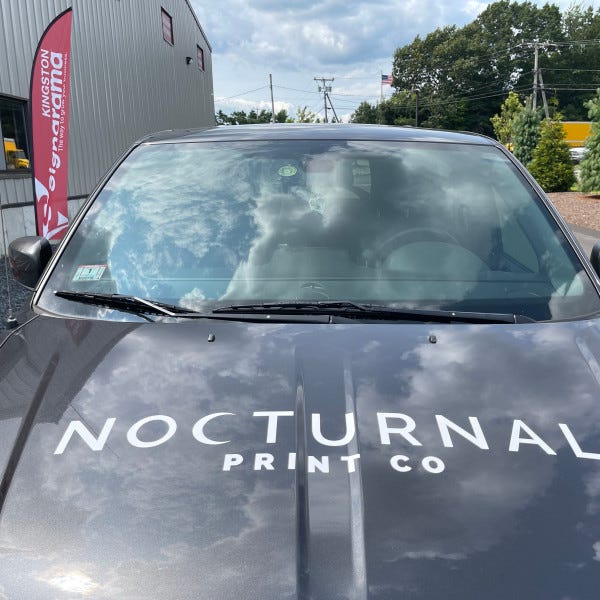 Nocturnal Print Van Lettering
