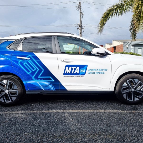 MTA WA Electric Vehicle Car Wrap