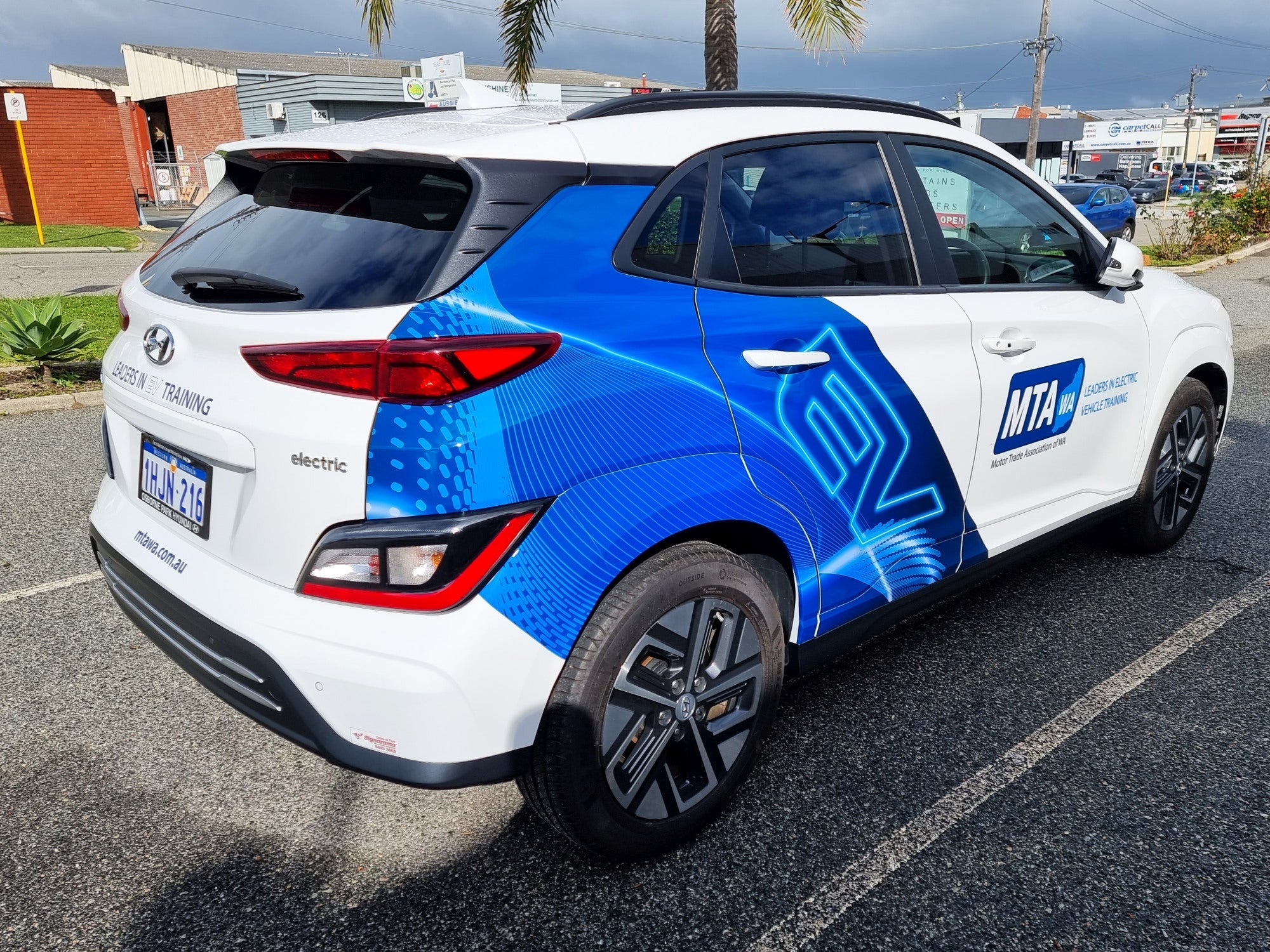 MTA WA Electric Vehicle Car Wrap