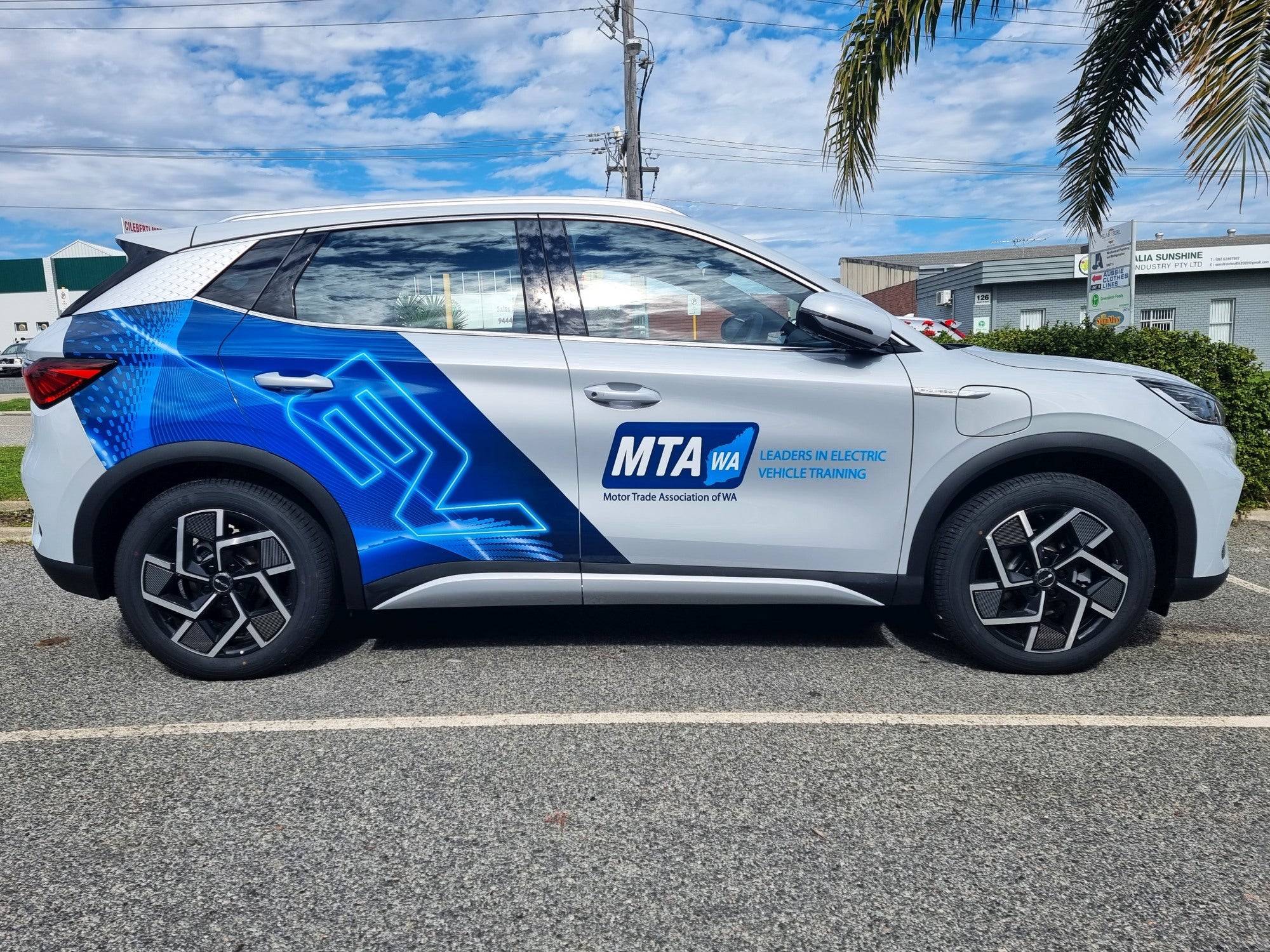 MTA WA Electric Vehicle Car Wrap