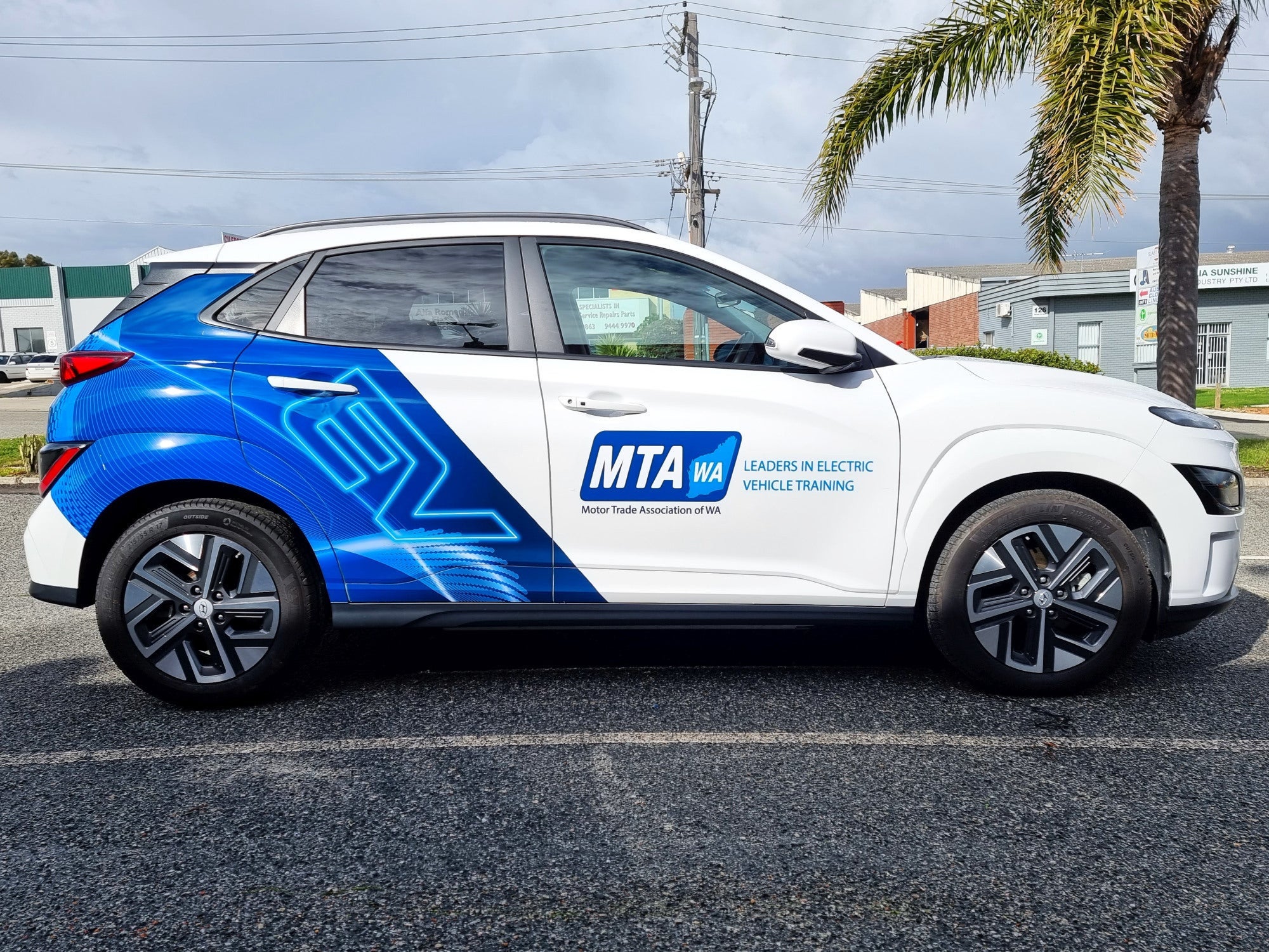 MTA WA Electric Vehicle Car Wrap