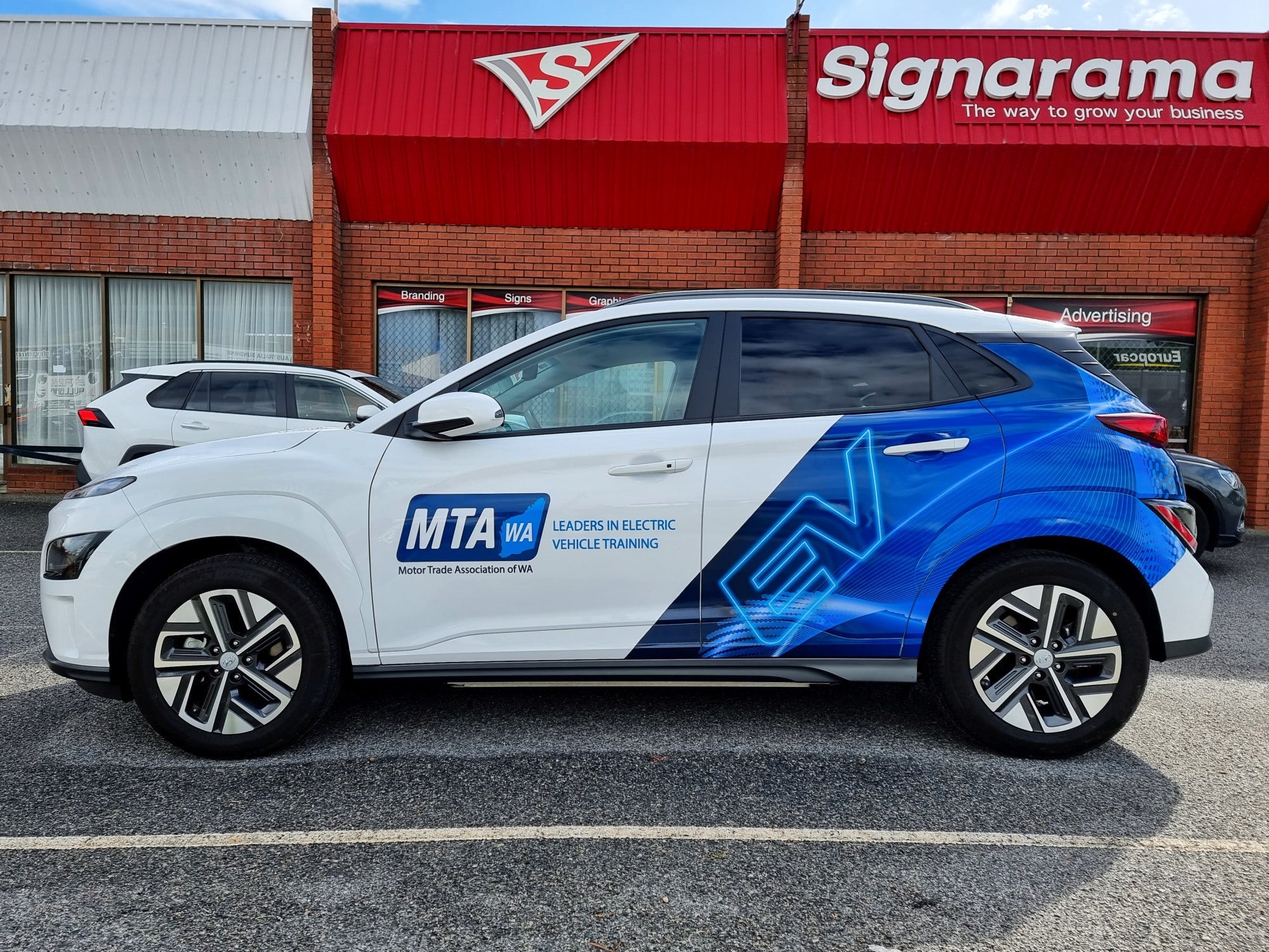 MTA WA Electric Vehicle Car Wrap