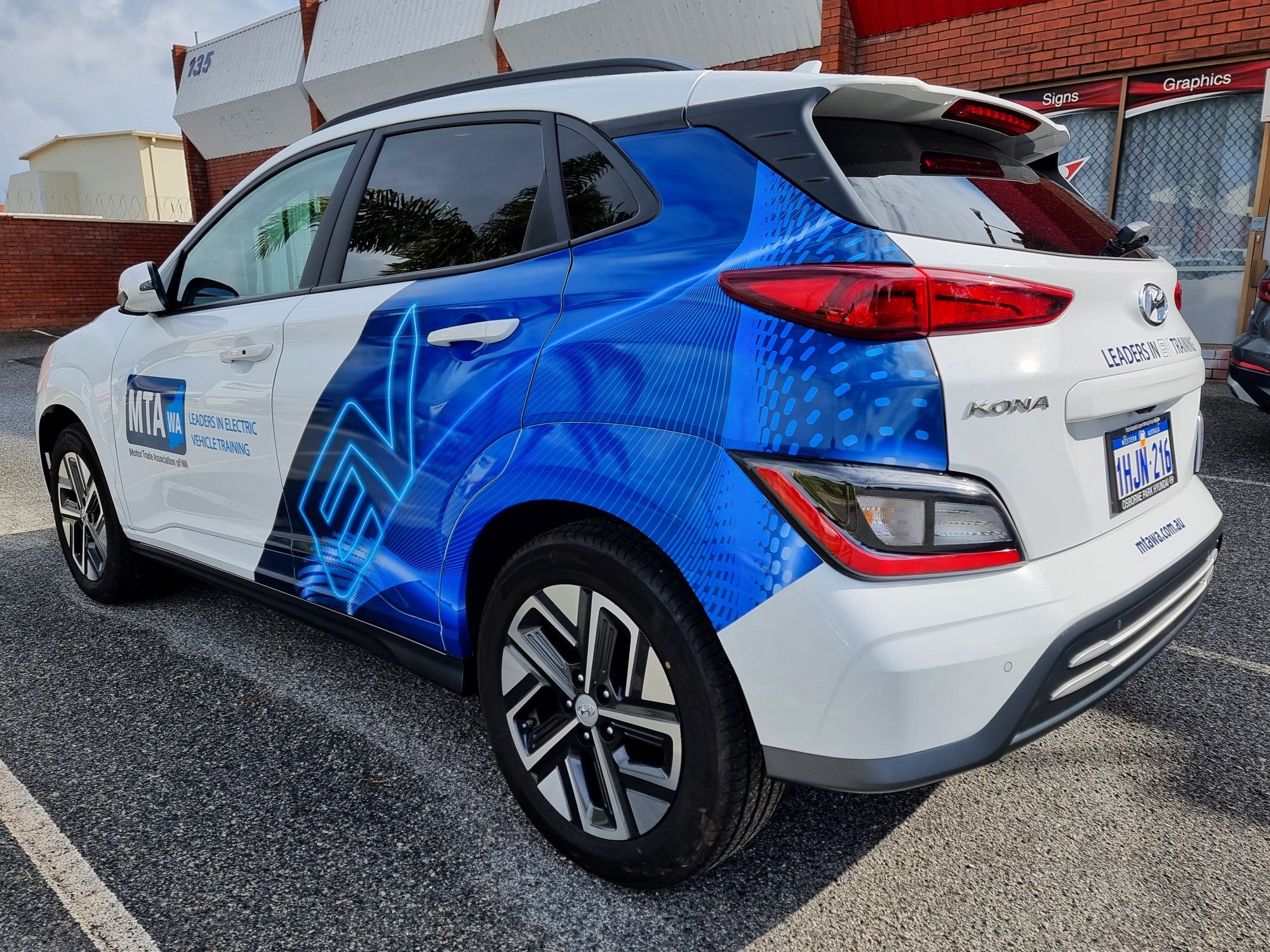 MTA WA Electric Vehicle Car Wrap