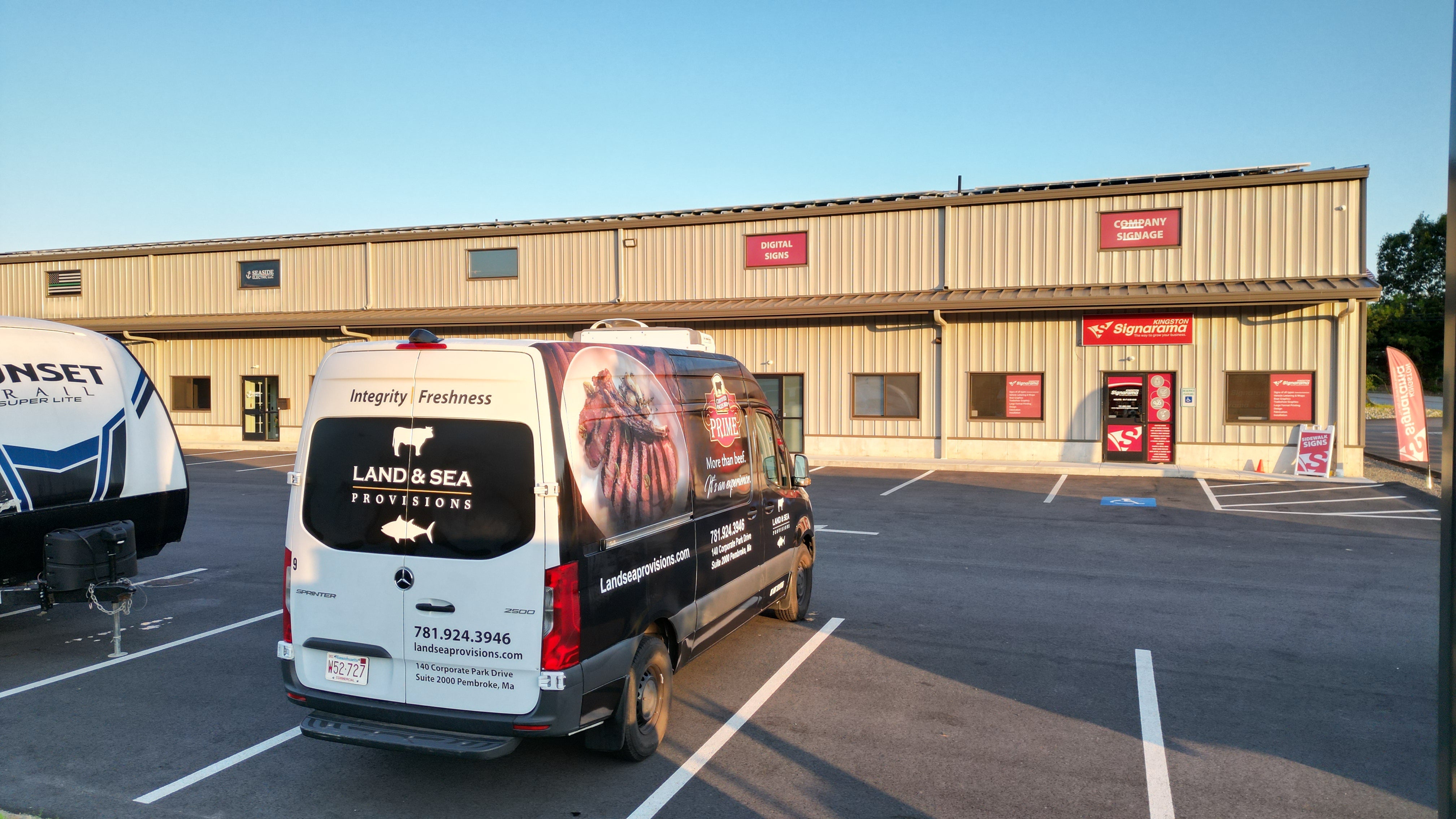 Land & Sea Refrigerated Truck Wrap