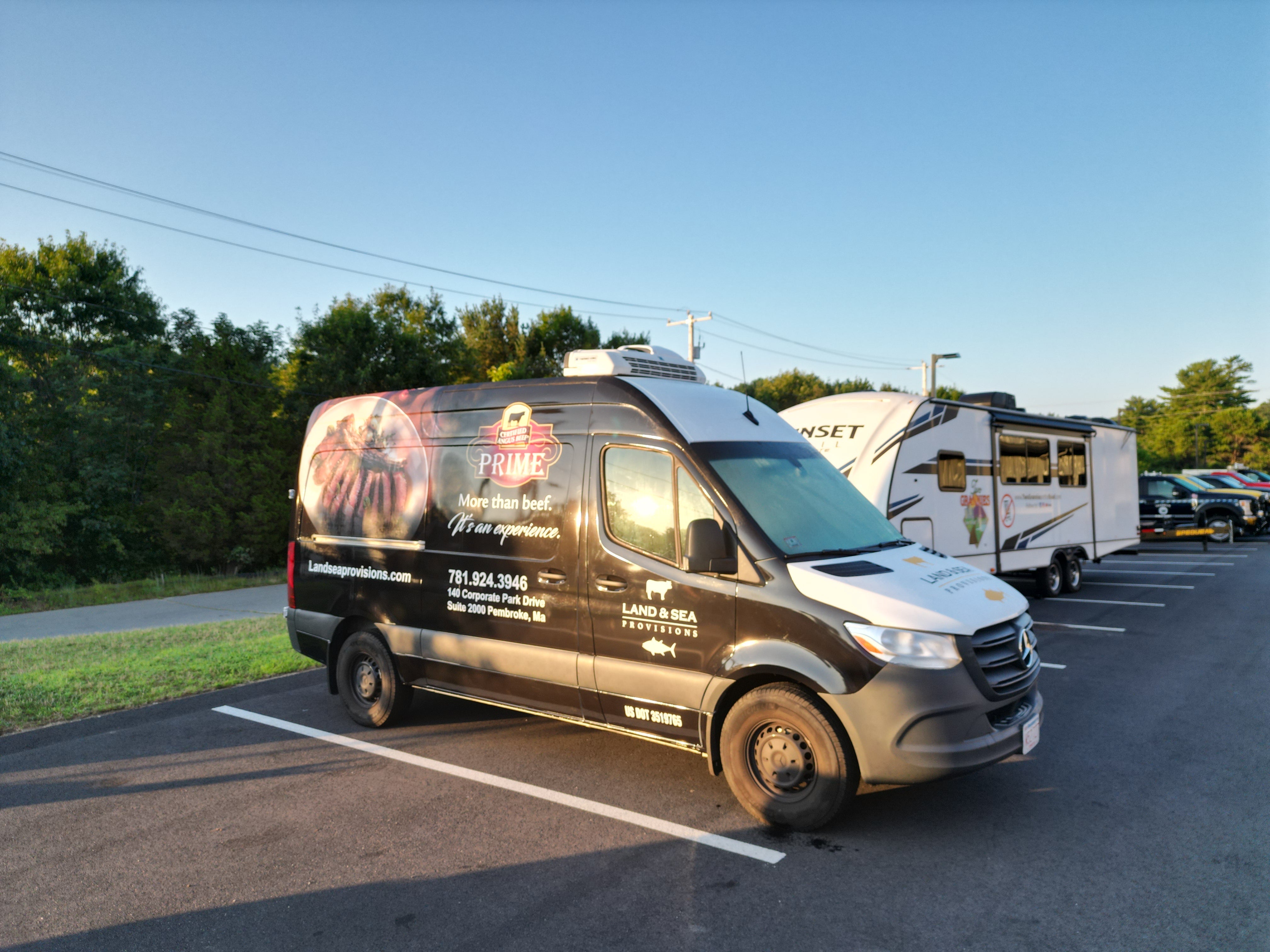 Land & Sea Refrigerated Truck Wrap