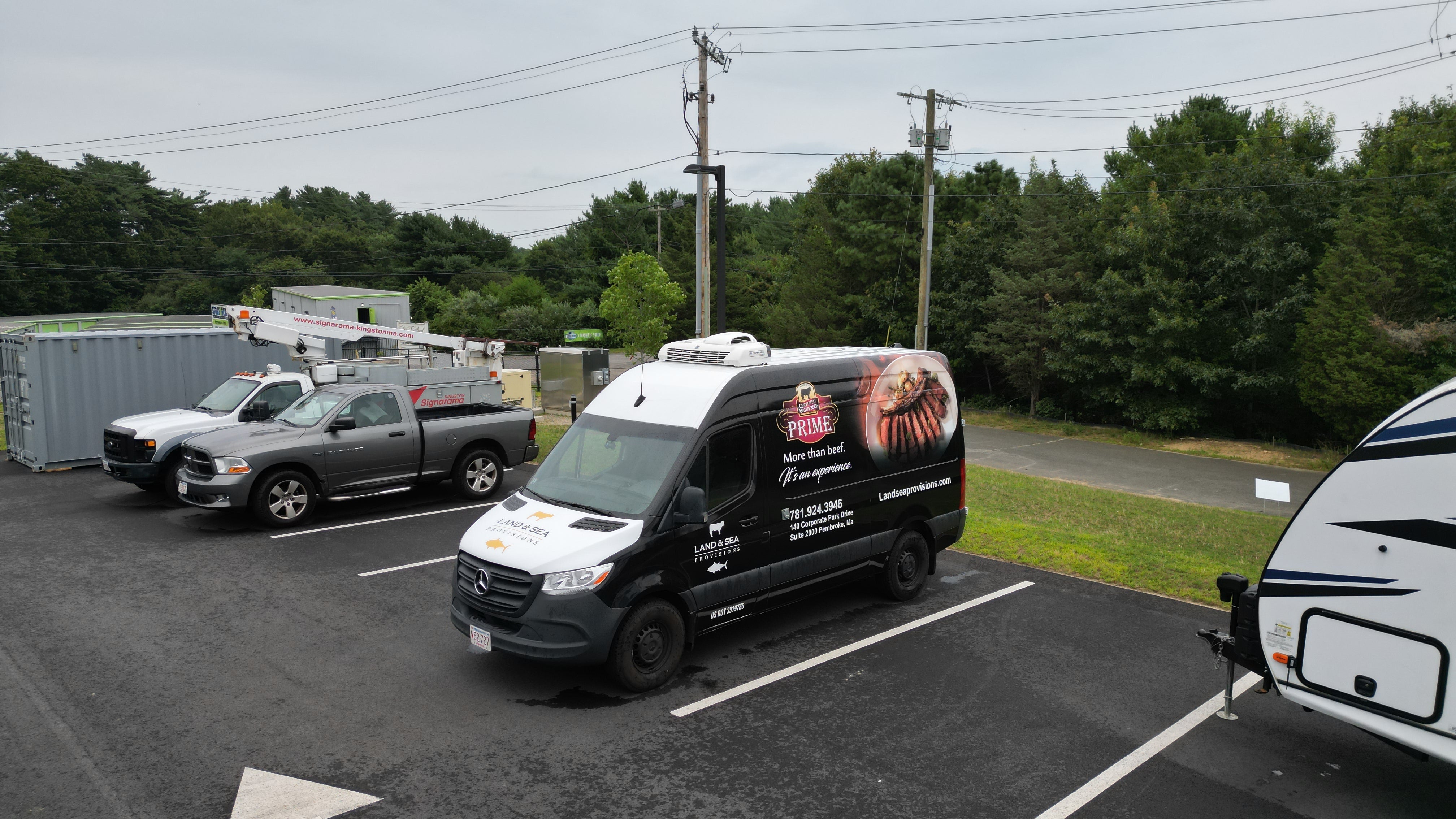 Land & Sea Refrigerated Truck Wrap