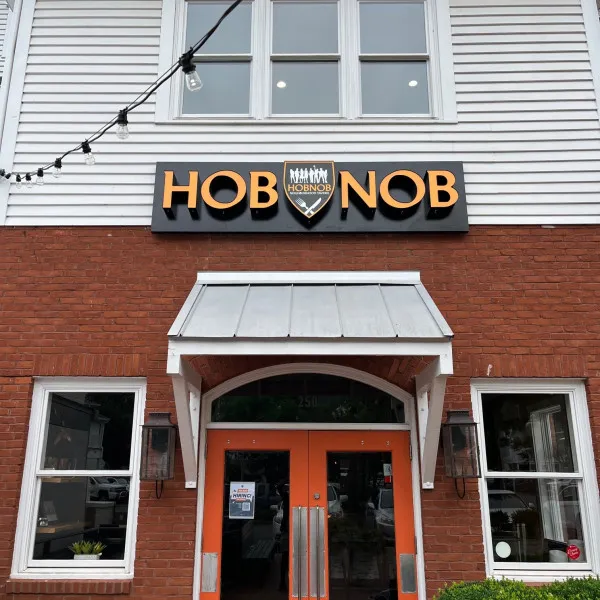 2023 08 10 Channel Letter Building Sign LED Hobnob