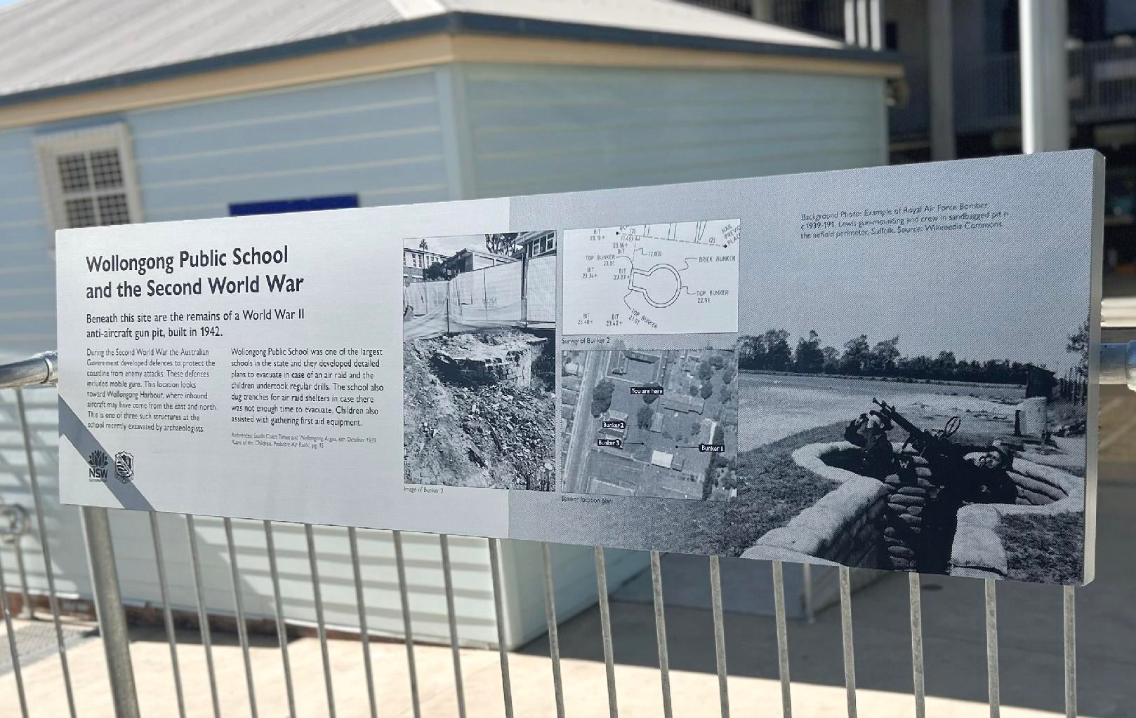 Information Plaque Metal Signage Company Wollongong
