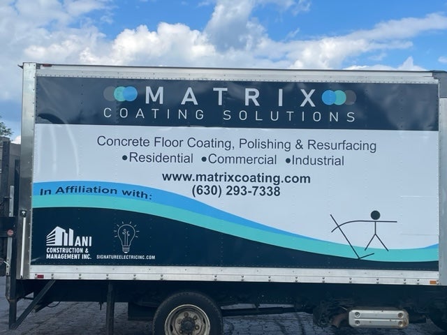 Matrix Coating Solutions, Inc. Truck Wrap