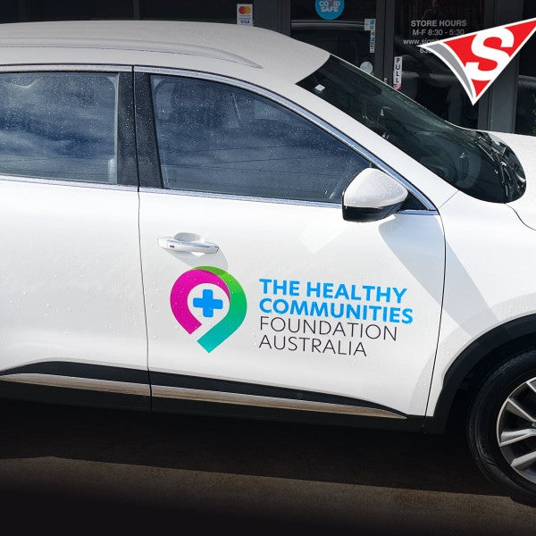 The Healthy Communities Foundation Australia Vehicle Graphics