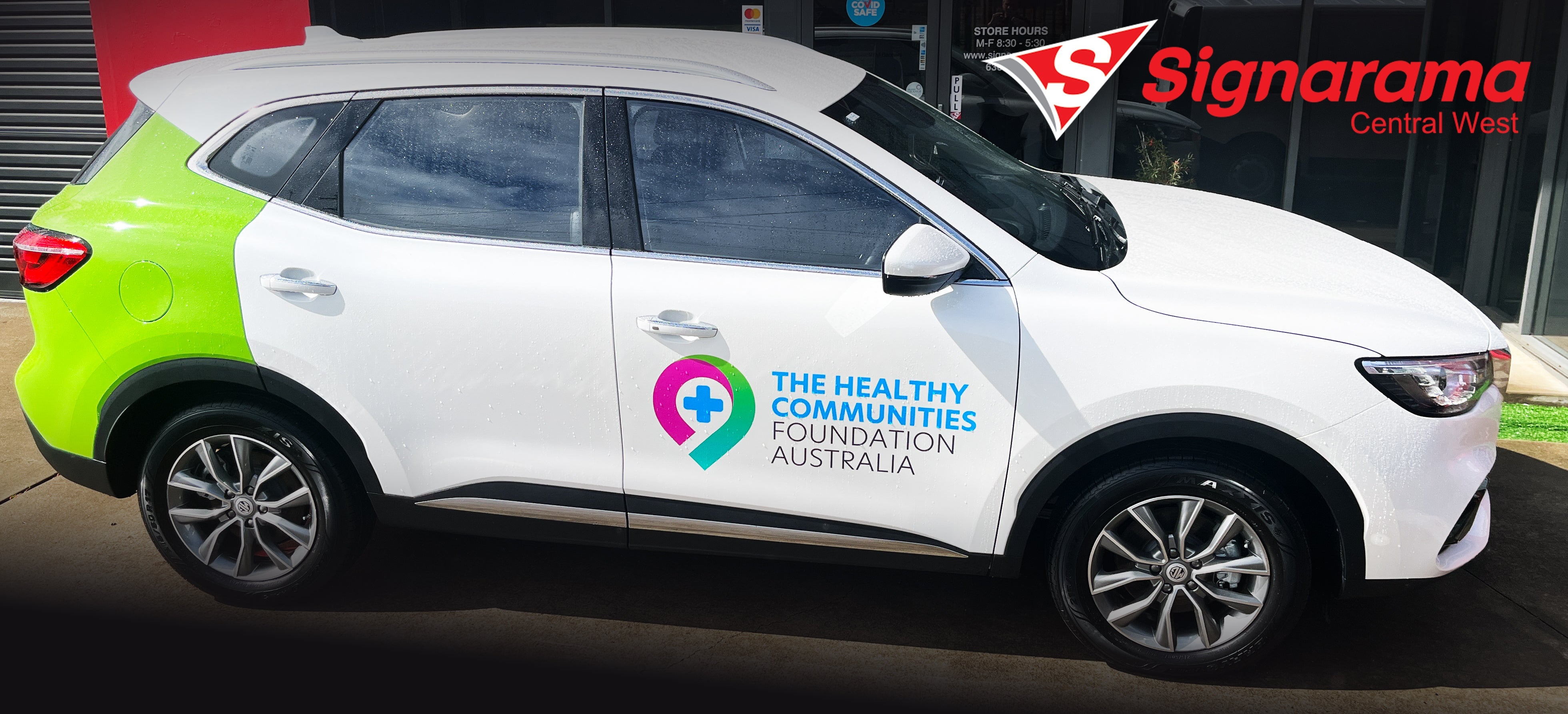 The Healthy Communities Foundation Australia Vehicle Graphics