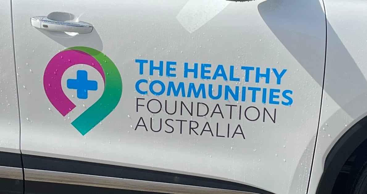 The Healthy Communities Foundation Australia Vehicle Graphics