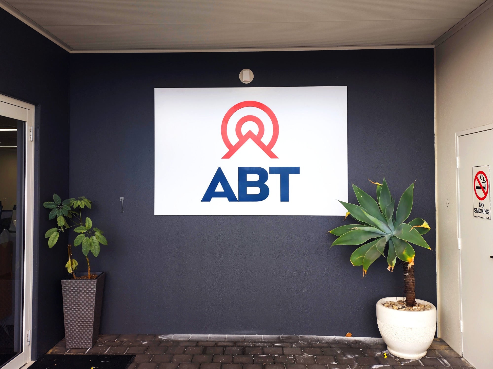 Advanced Braking Technology Building Signage