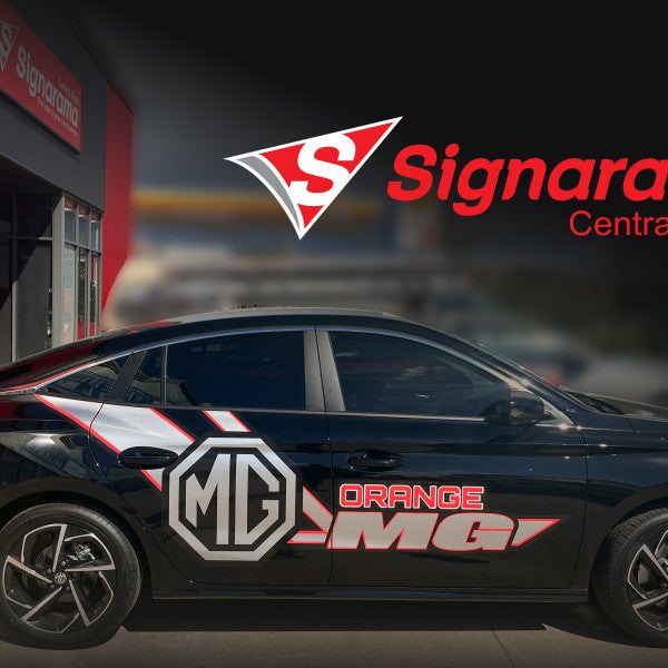 Orange MG 5 Graphics