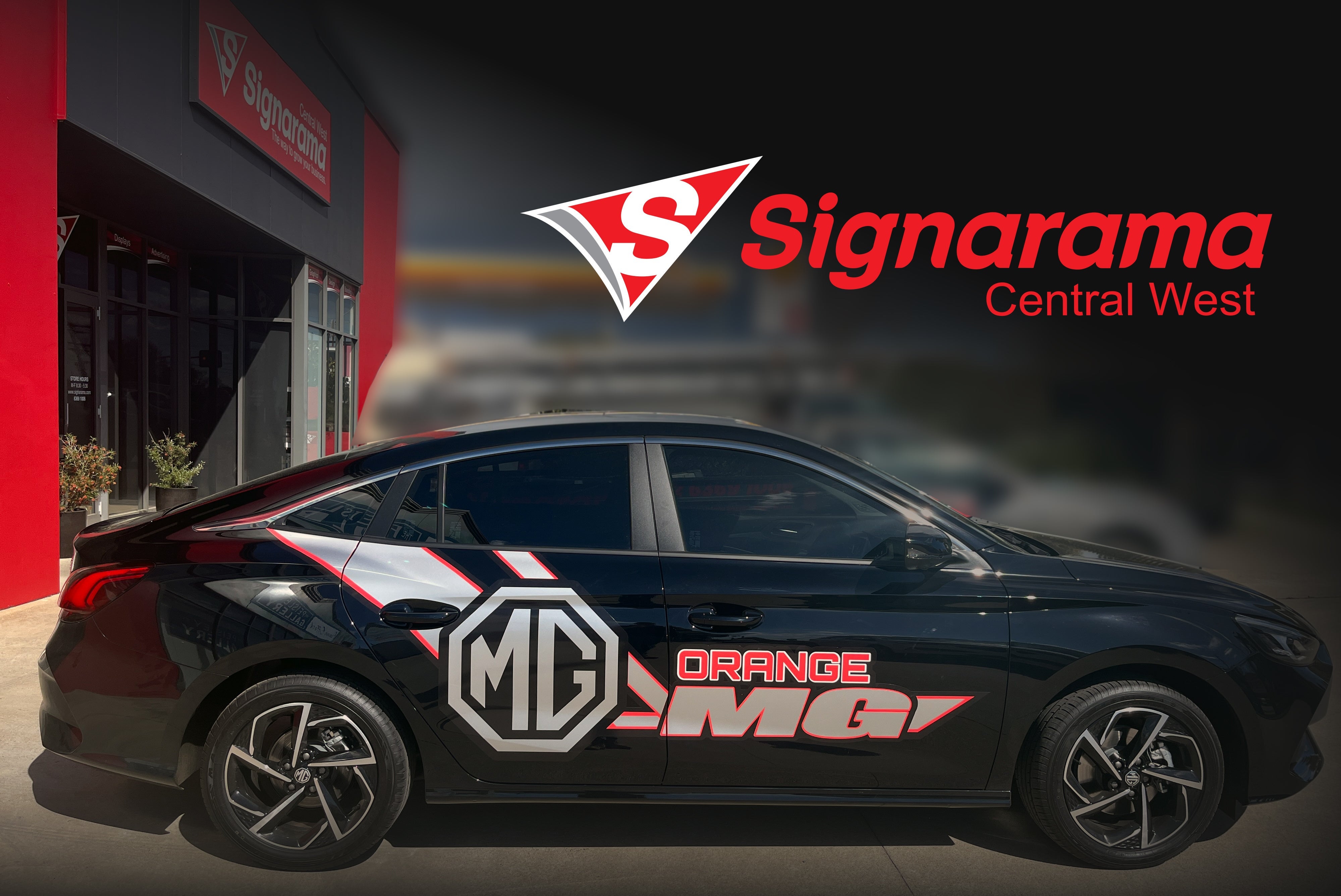 Orange MG 5 Graphics