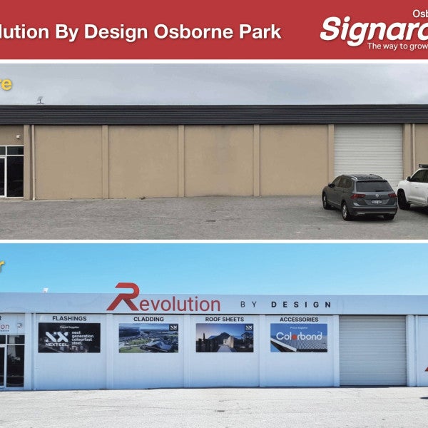 Revolution By Design Building Signage