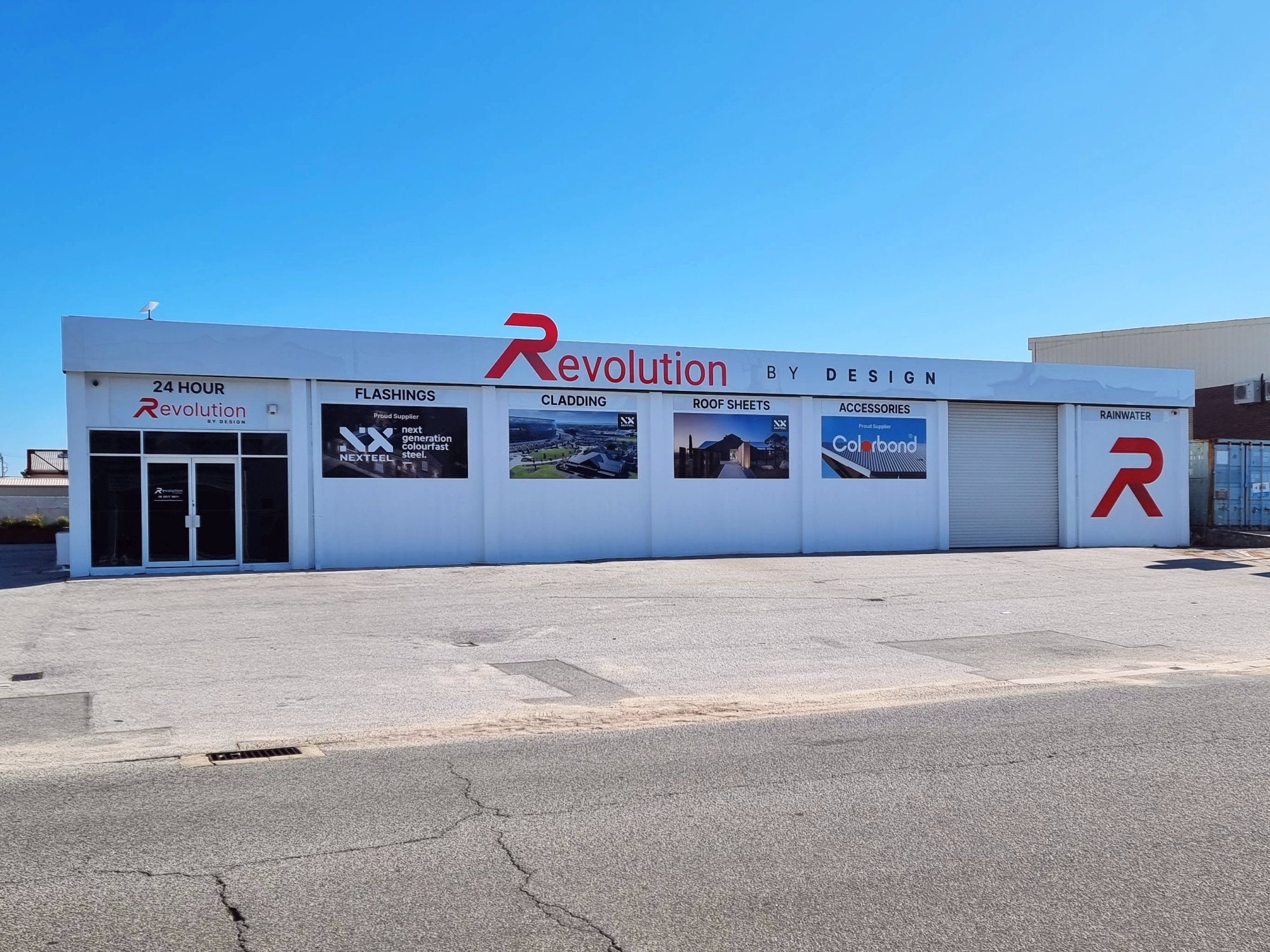 Revolution By Design Building Signage