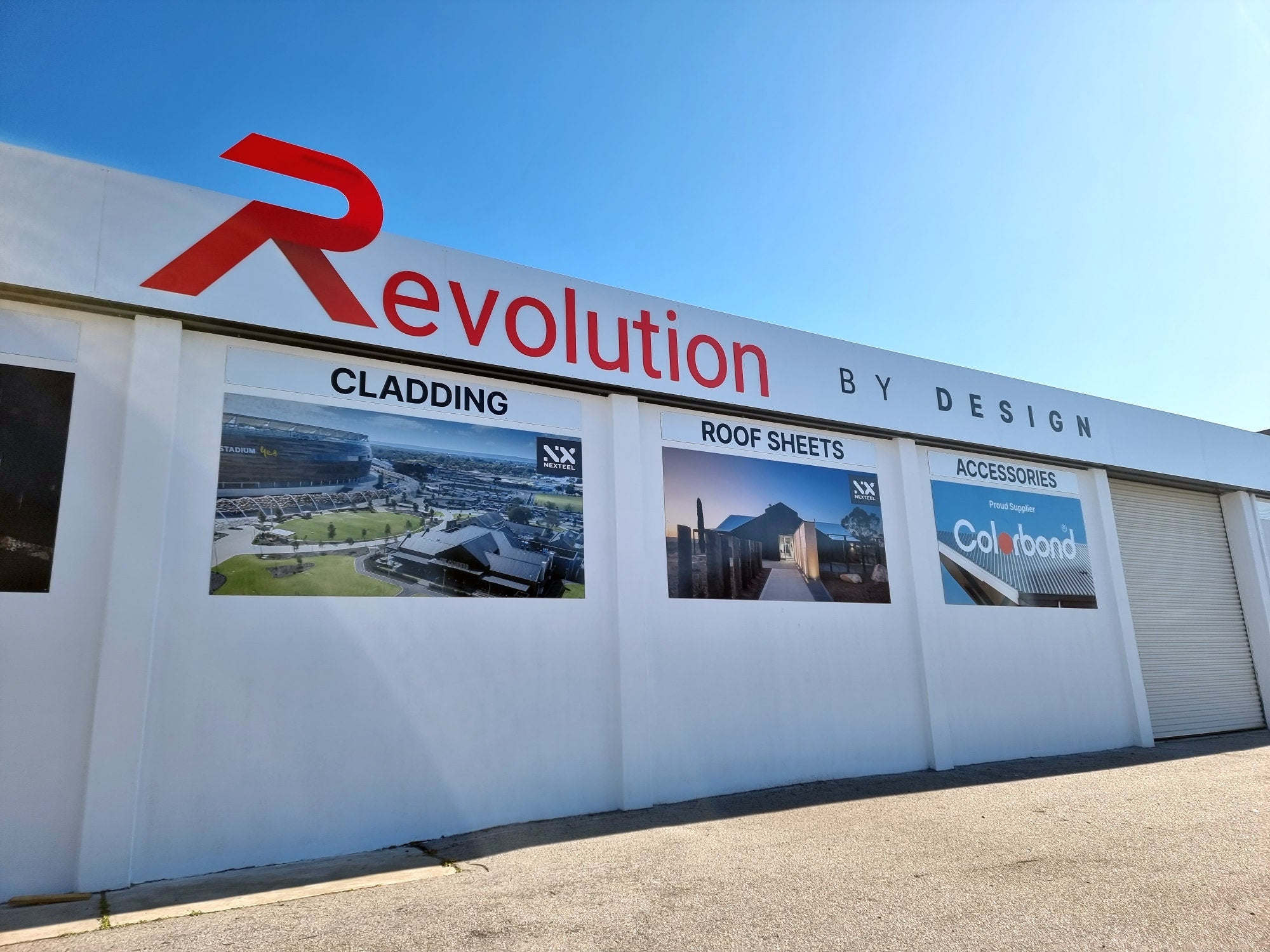 Revolution By Design Building Signage