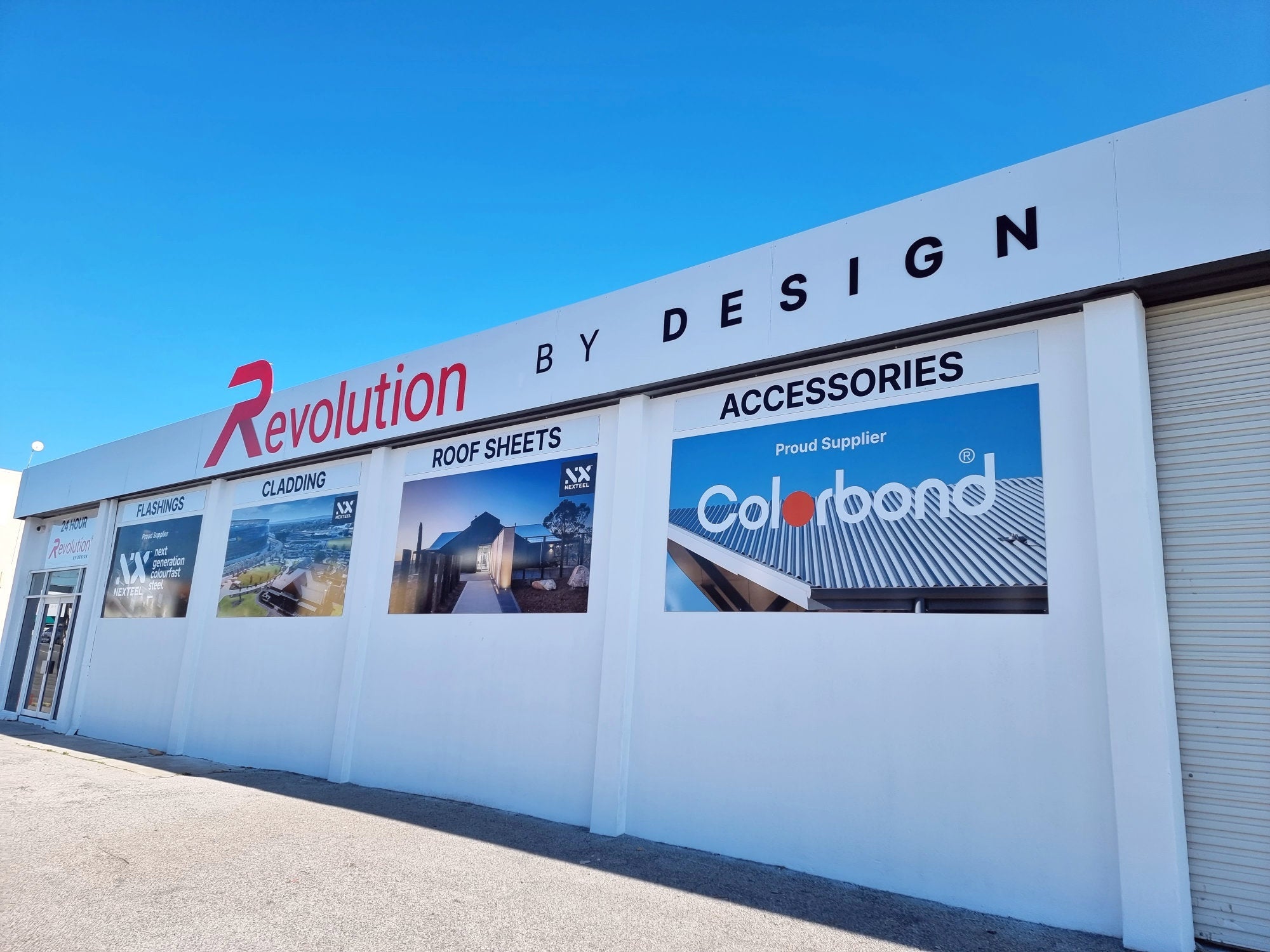Revolution By Design Building Signage