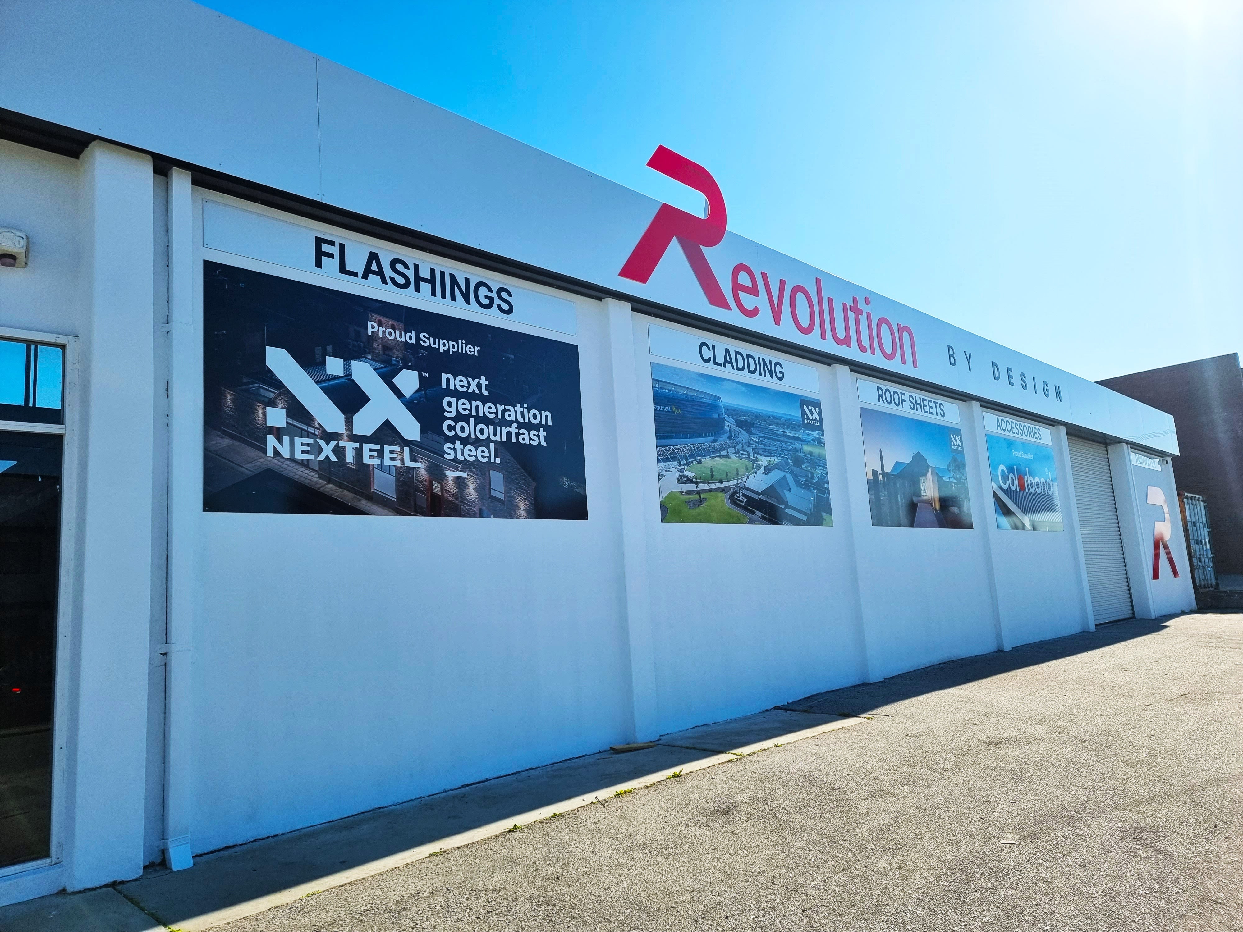 Revolution By Design Building Signage