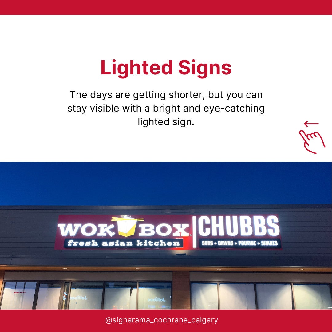 Here are some ideas for how to promote your business with Signarama this fall! 
